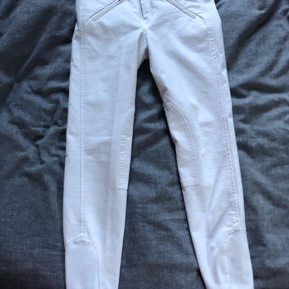 Children’s white riding breeches